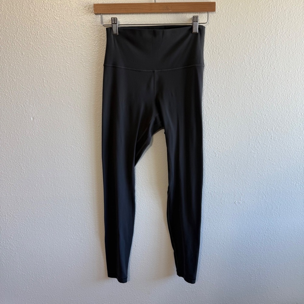 Lululemon Align Size 6 Gray High Rise Pant Leggings Neutral Yoga Gym Athletic